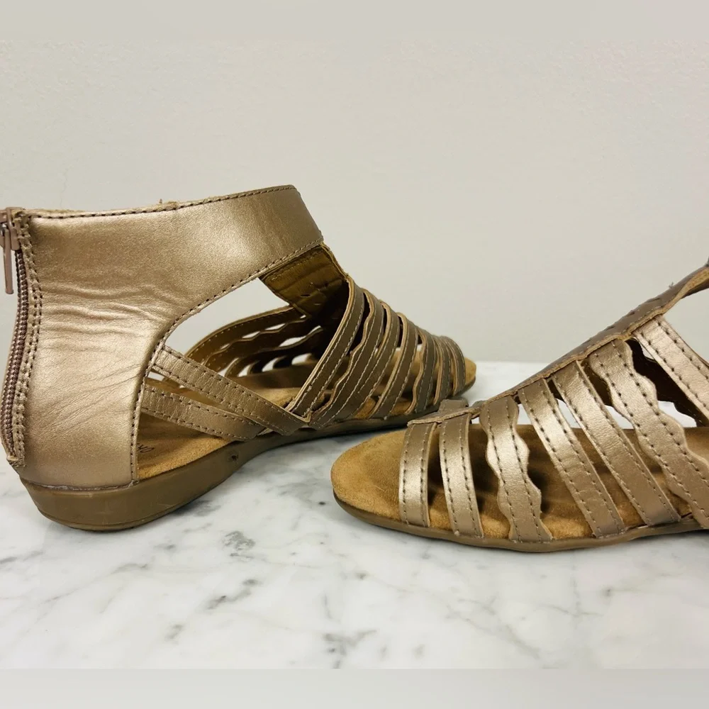 Earth Origins Bevvy Gladiator Sandals – 8M Gold - Picture 7 of 16